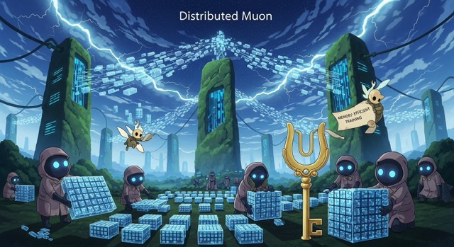 Distributed Muon: Custom Gradient Synchronization for Memory-Efficient Training